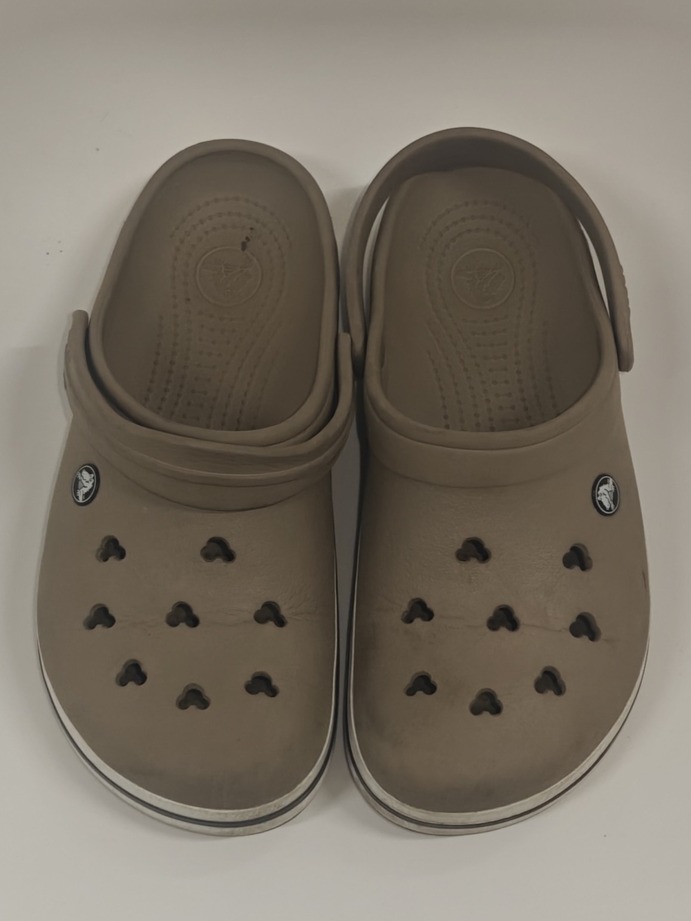 Crocs Classic Clog Mickey Unisex M9 W11 Tan Brown Shoes Disney Sneakers